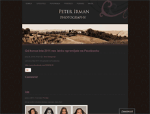 Tablet Screenshot of peterirman.com